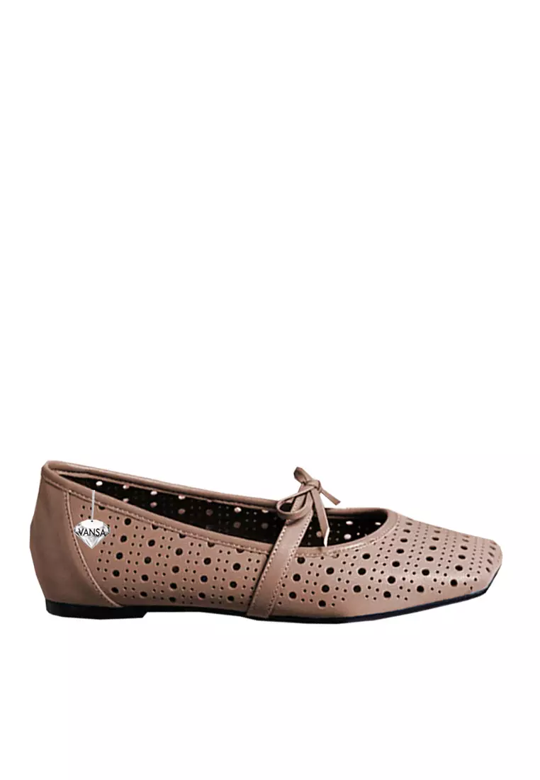 Discount on Twenty Eight Shoes  shoes - SKU: VANSA Bow Marie Jane Flats VSW-F-4263