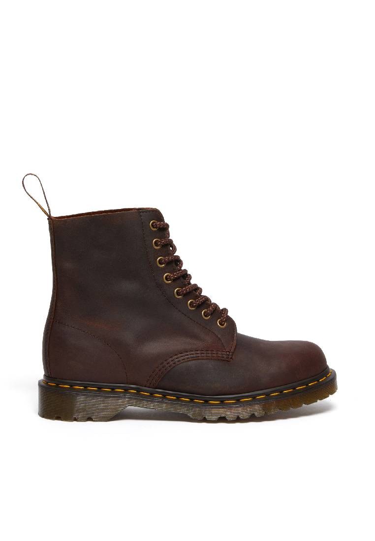 1460 PASCAL WAXED FULL GRAIN LEATHER LACE UP BOOTS