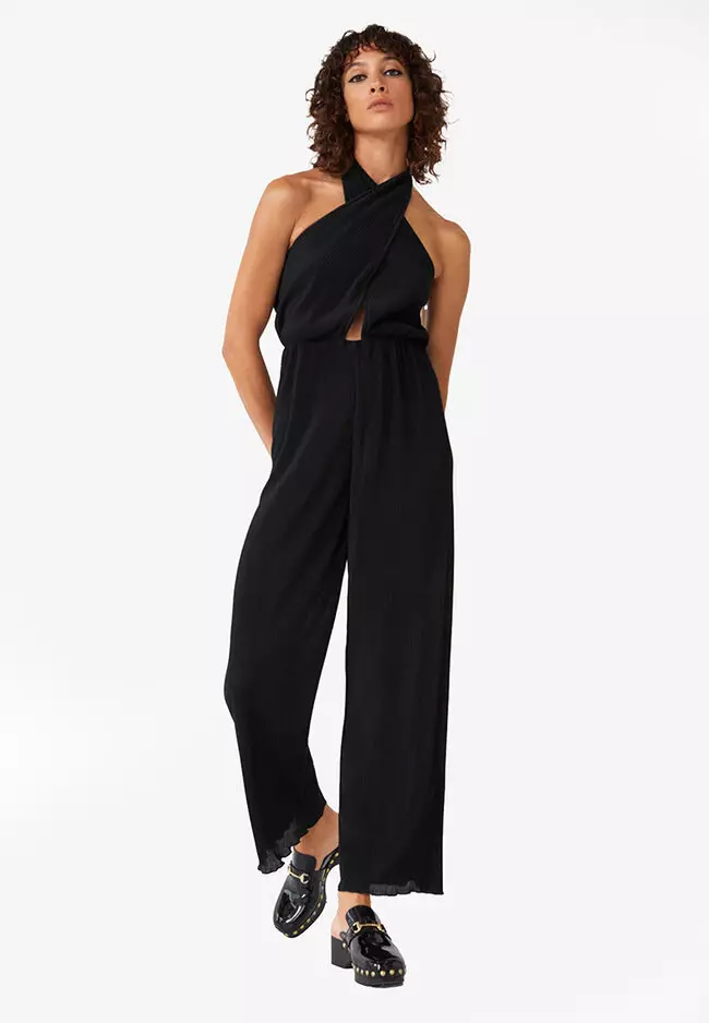 Cut Out Halter Jumpsuit