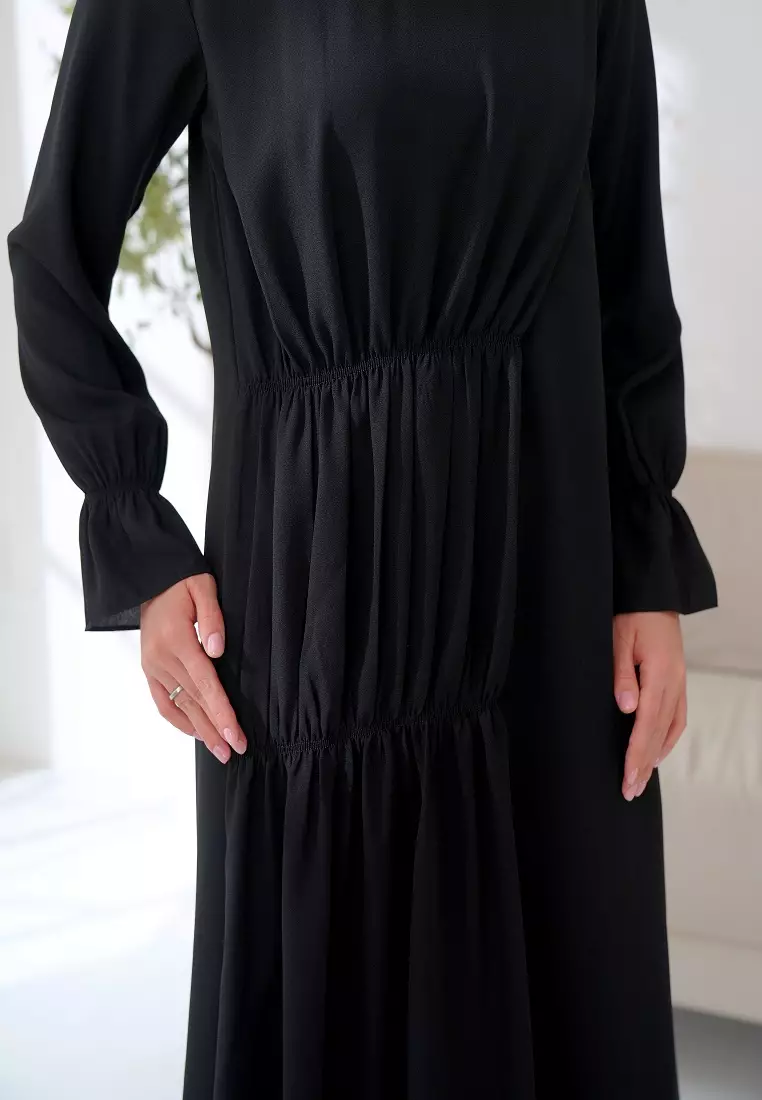 Jual Heaven Sent Amrita Midi Dress Black Original 2025 ZALORA