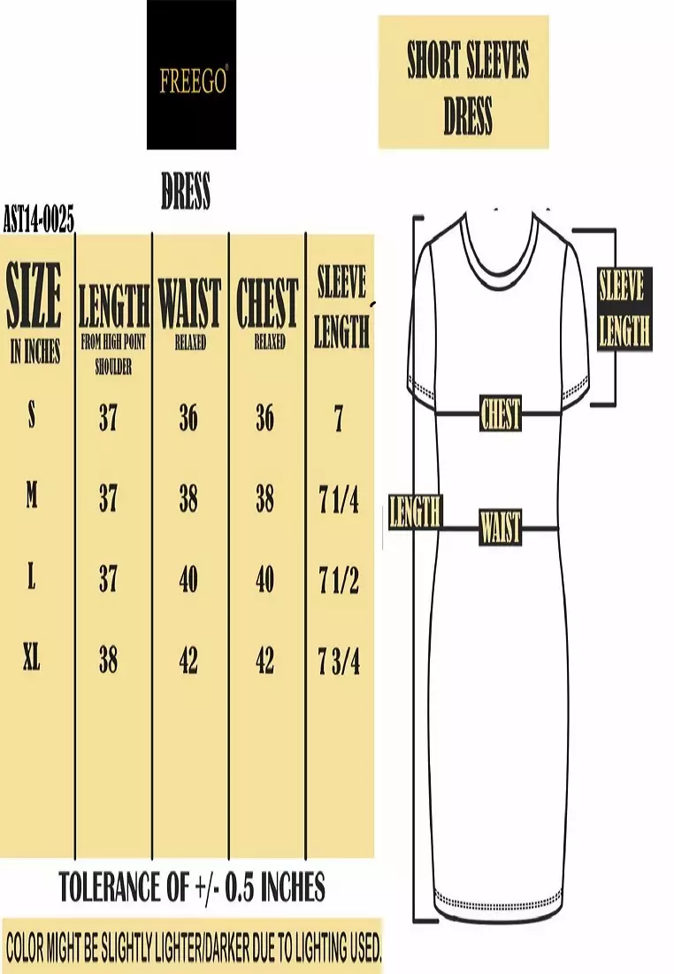 Jacquard Knits Short Sleeve Dress