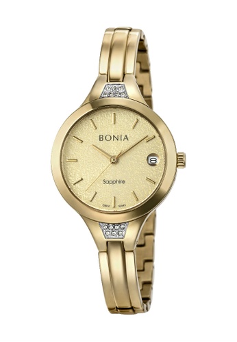 Bonia Watches gold Bonia Women Watch Quartz Stainless Steel Bracelet Watch BNB10343-2222 FD9ABAC0D2D4FDGS_1