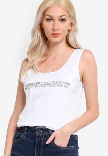 calvin klein cut off shirt