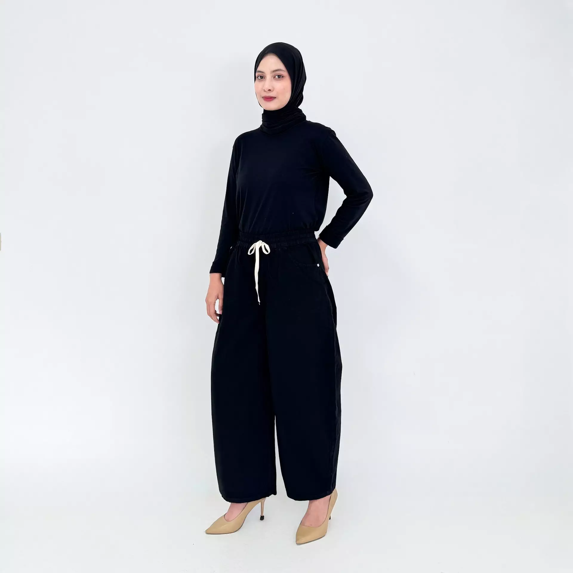Celana Panjang Muslim Wanita - Zamora Barrel Pants 