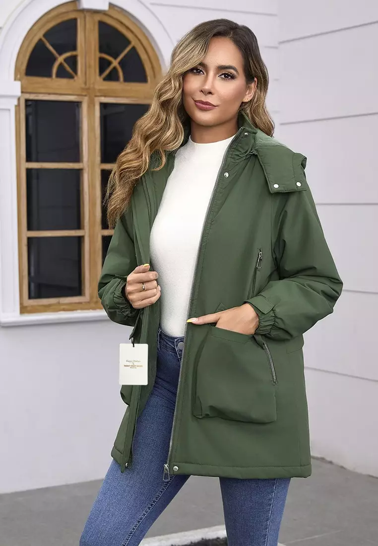 Waterproof Hood Trench Coat AD-N25CL77
