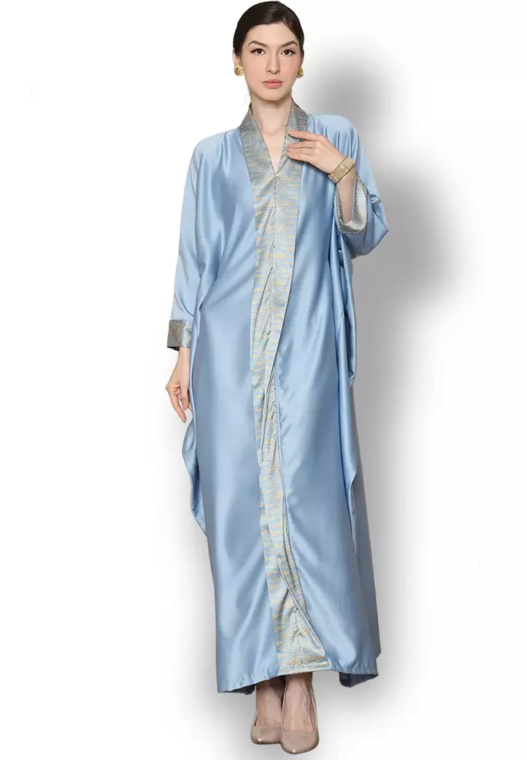 Kanzi Exclusive Long Sleeve Songket Kaftan