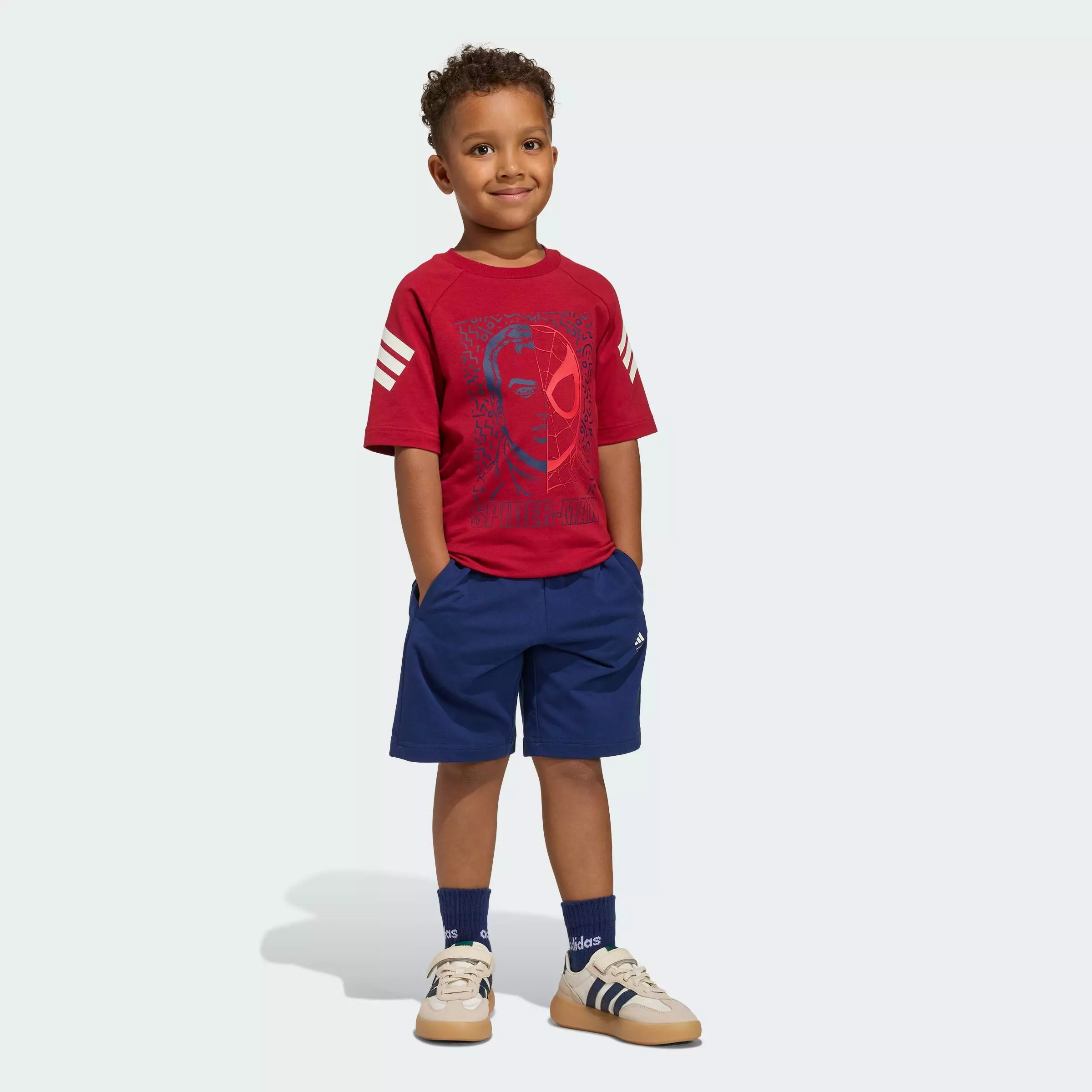 Lifestyle MARVEL SPIDER-MAN T-SHIRT SET Unisex Burgundy JZ3568