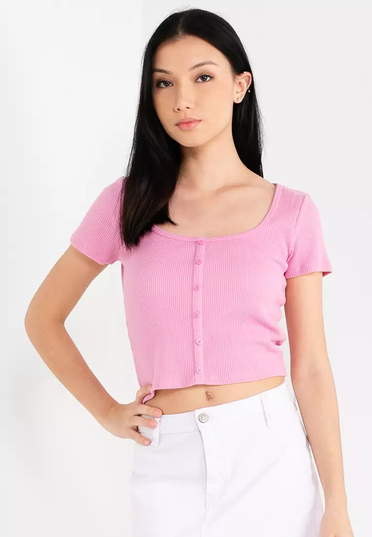 Hollister sale waffle top