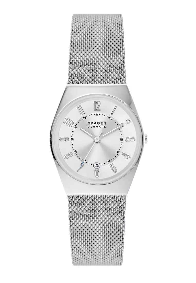 White skagen ladies watch top