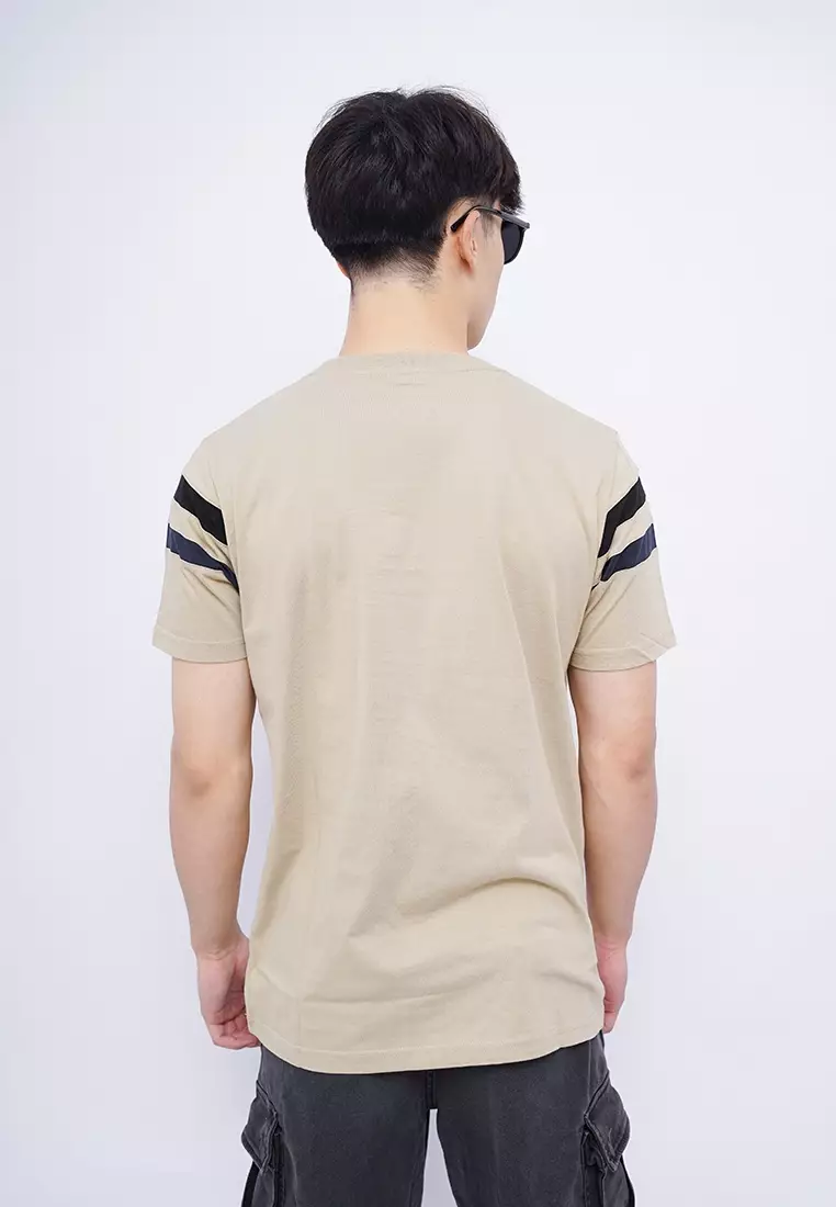 Ryusei Kaos Pria Yagaki CMB Light Brown