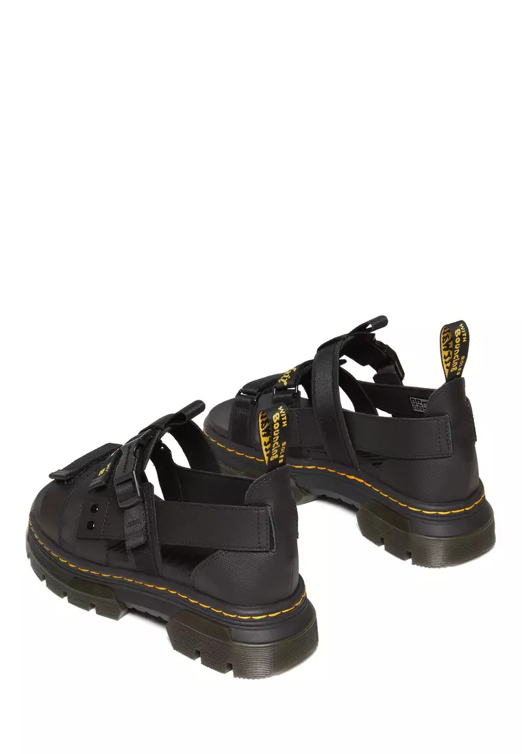 Buy Dr. Martens Pearson ll Black Element & Black Webbing Sandals