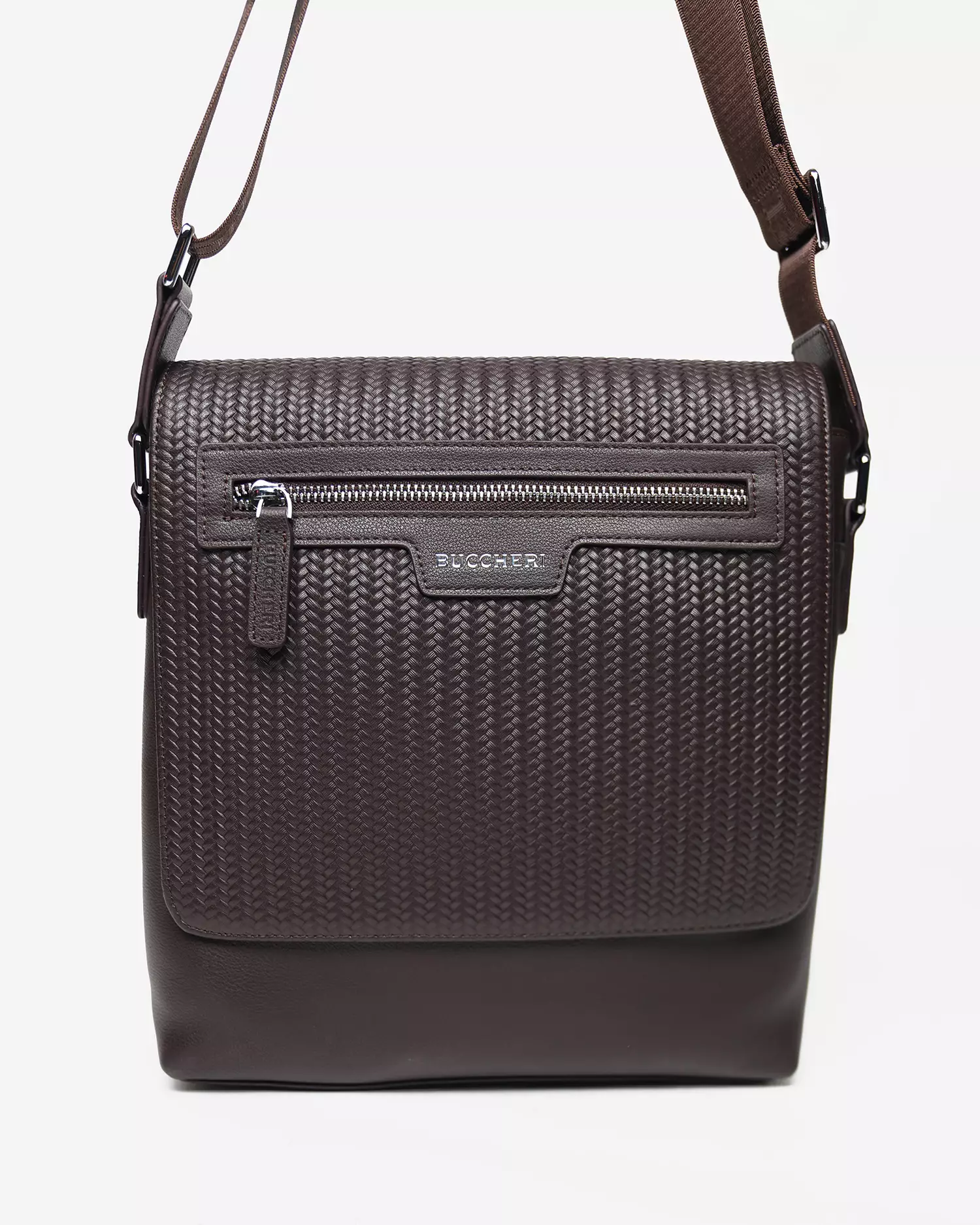 Buccheri George Sling Bag Men Brown