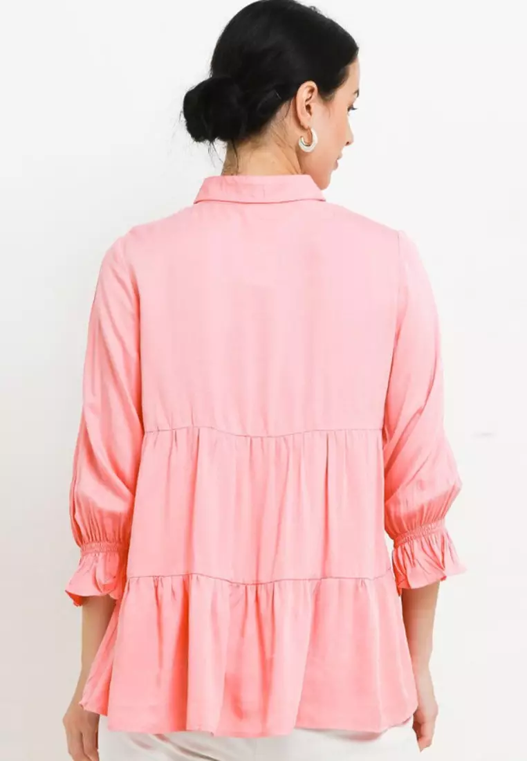Blouse Basic Sana Coral
