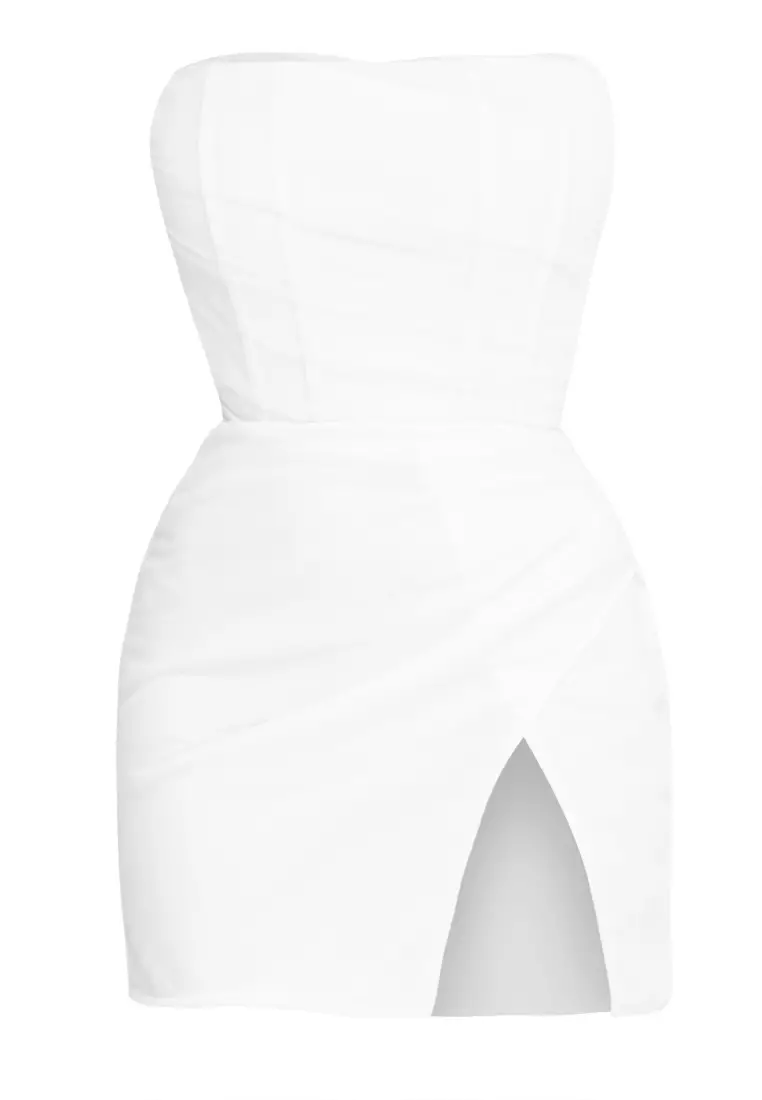 Charmer Corset Wrap Mini Dress