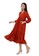 Kimora Kei orange Kimora Kei Dress Midi Wanita Dewasa Shu Midi Dress Terracotta E7335AA1138DCEGS_3