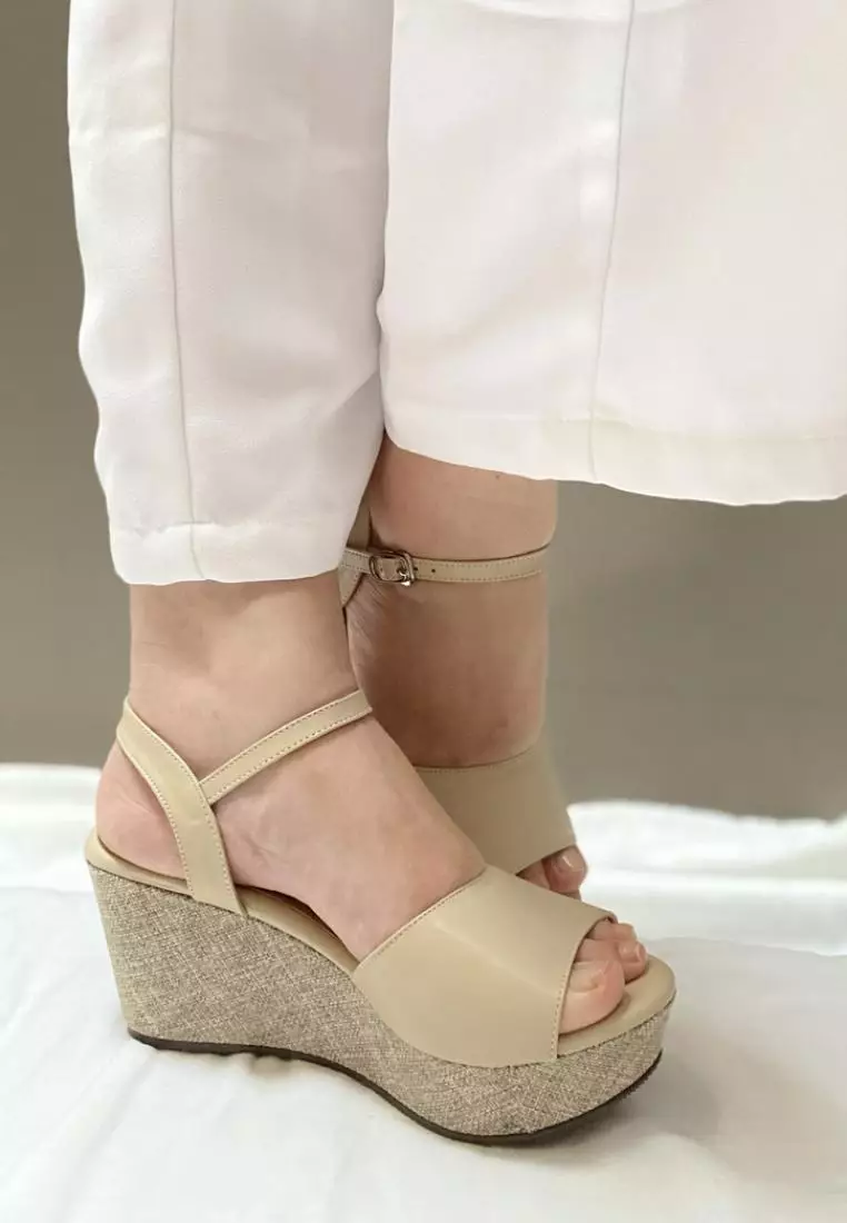 Wedge Zoey Cream