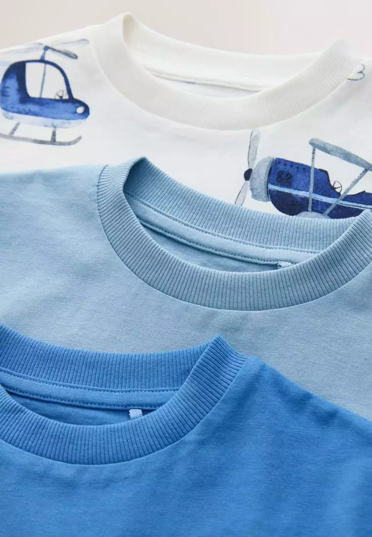 Short Sleeve Graphic T-Shirts 3 Pack