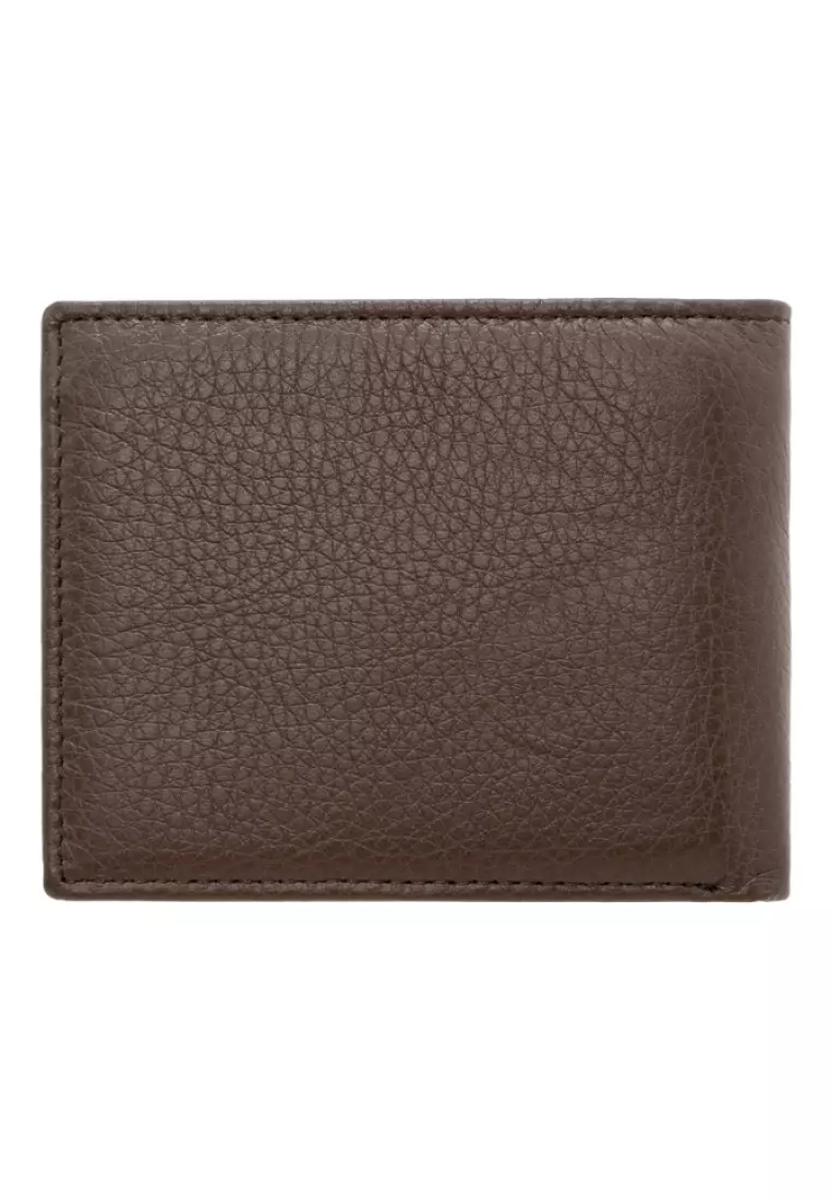 Euro Polo Pebble Leather Flip Dual ID Bifold Wallet EWB 40352
