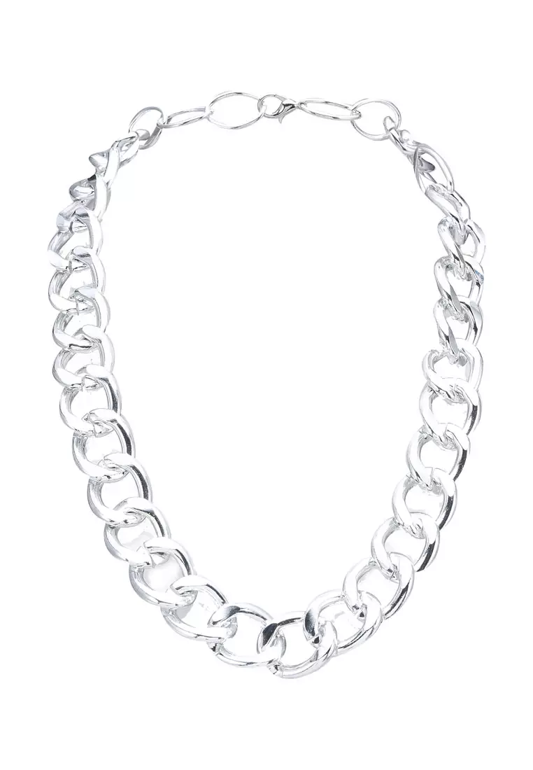 Chain link hot sale necklace mens