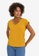 Vero Moda yellow Filli Short Sleeves V-Neck Tee 42224AACC40971GS_1