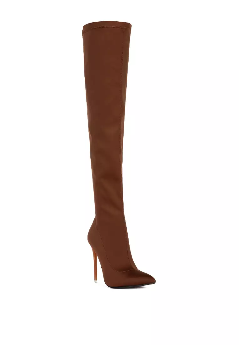 Buy London Rag Tan Superstretch Stiletto Long Boot Online ZALORA Malaysia