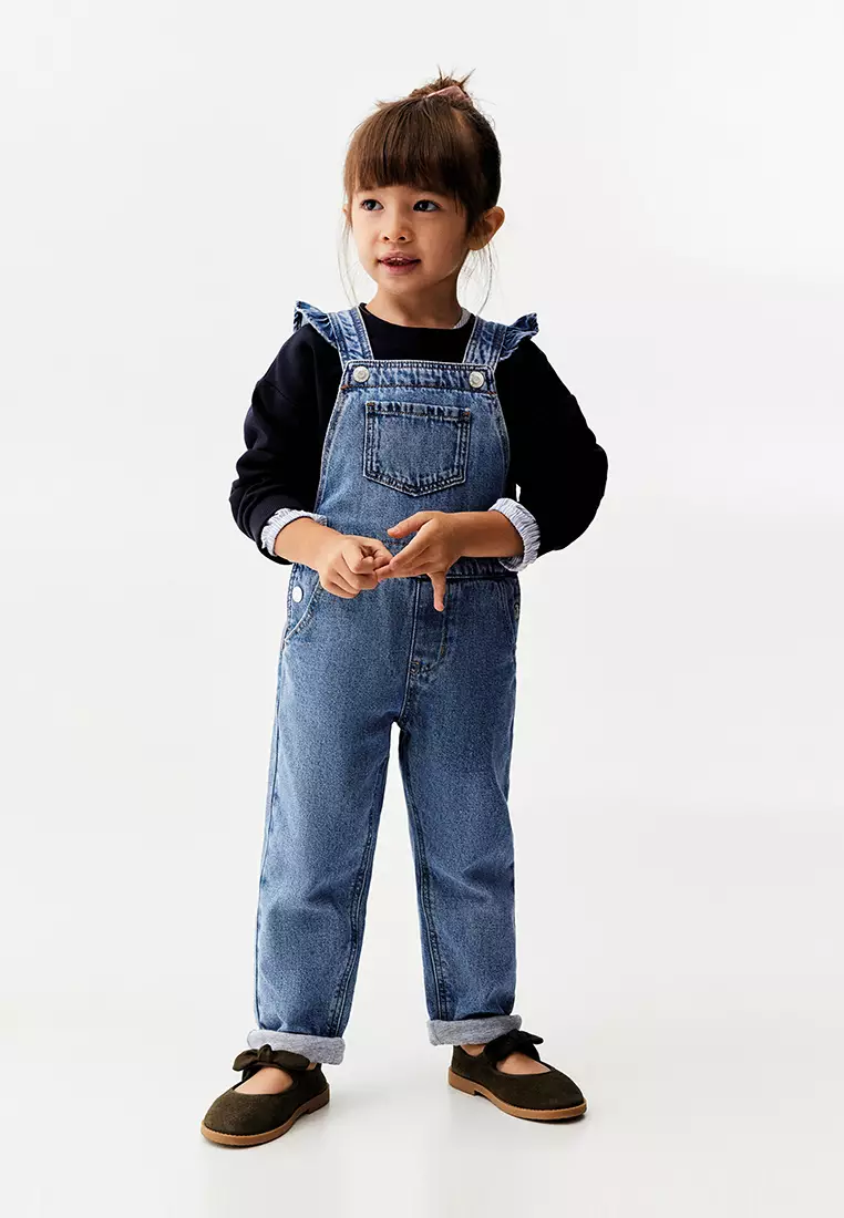 MANGO BABY Long Denim Dungarees 2023 Buy MANGO BABY Online ZALORA