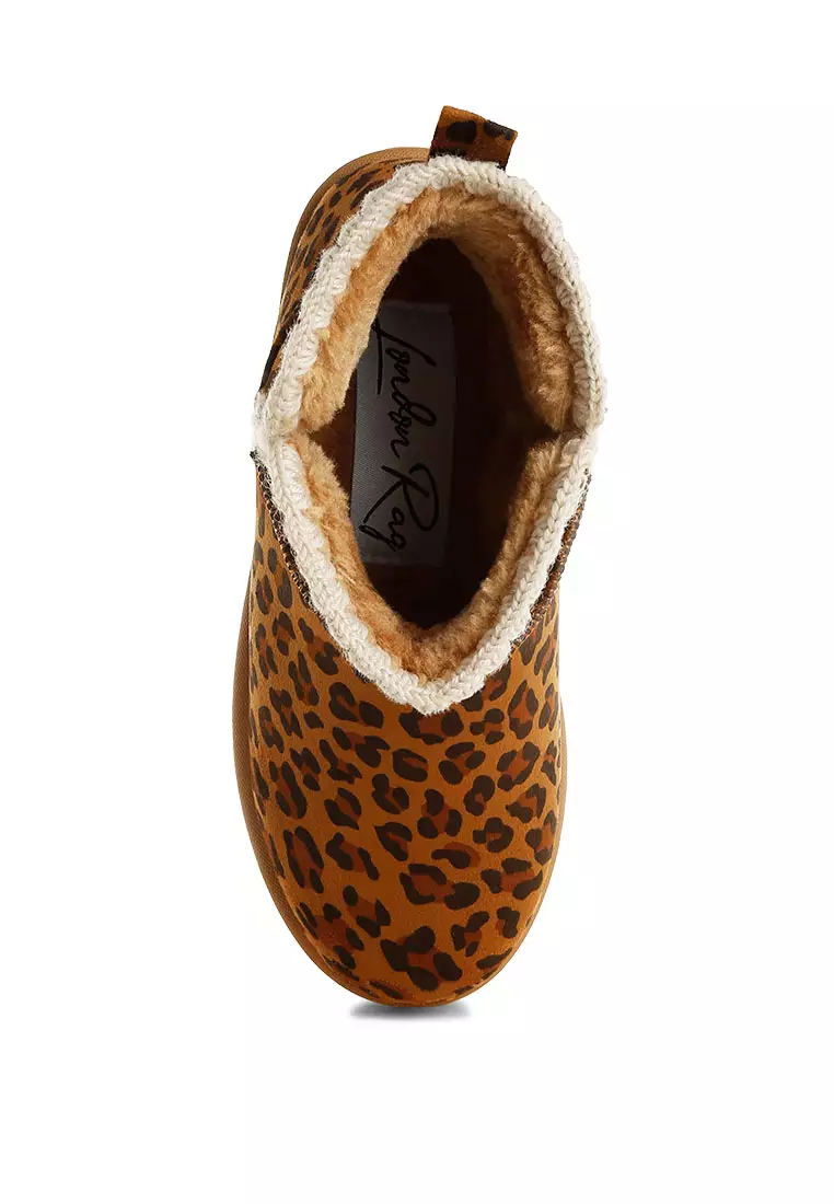 Sepatu Salju Motif Macan Tutul