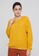 United Colors of Benetton yellow Round Neck Crepe Blouse 1F0C9AA407691EGS_1
