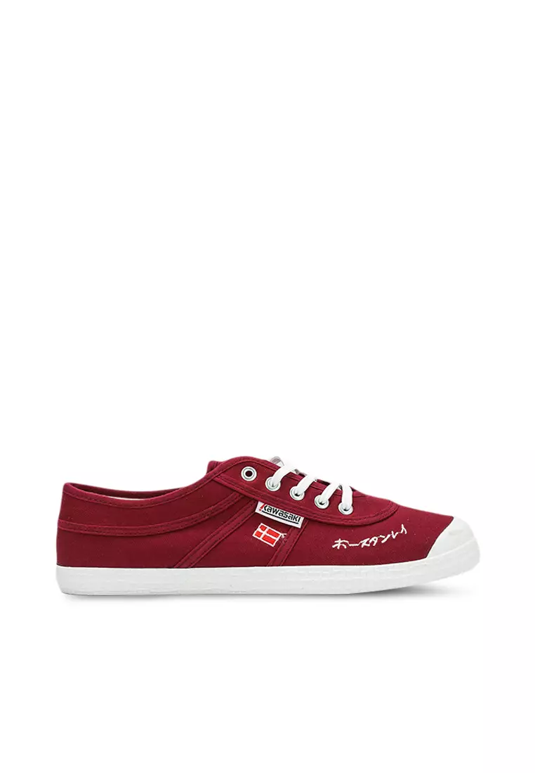 Red high shop ankle shoes