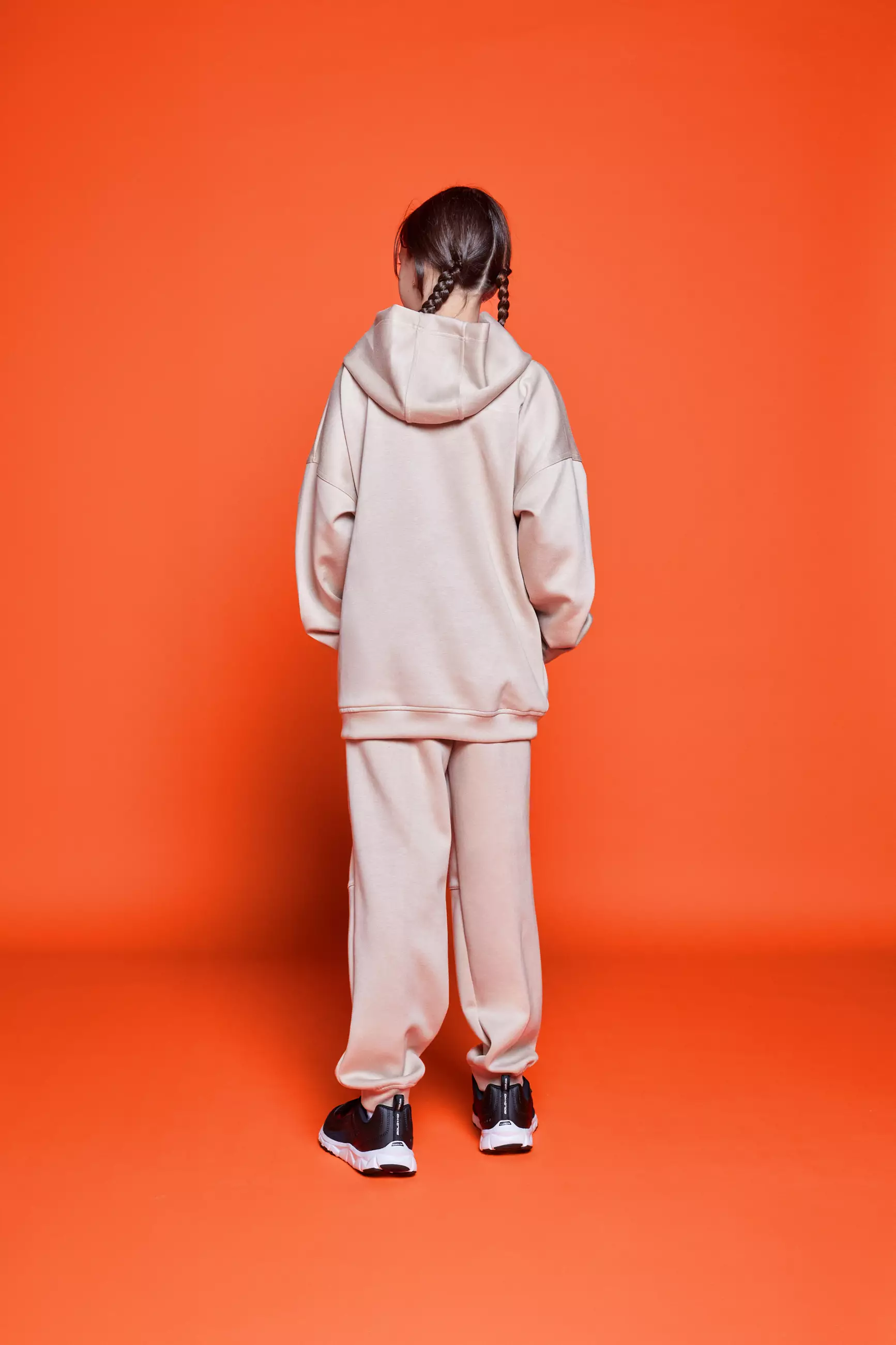 BOLD&KO BK Limitless Loose Fit Hoodie Cream / Jaket Anak Laki-Laki / Jaket Anak Perempuan