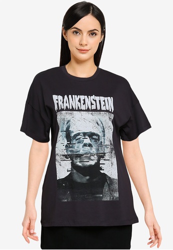 Noisy May black Wendy Frankenstein T-Shirt A79B8AAD487814GS_1