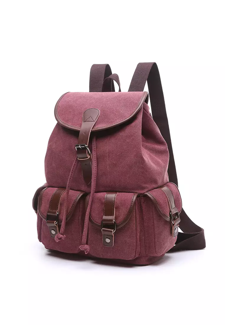 Zalora canvas backpack best sale