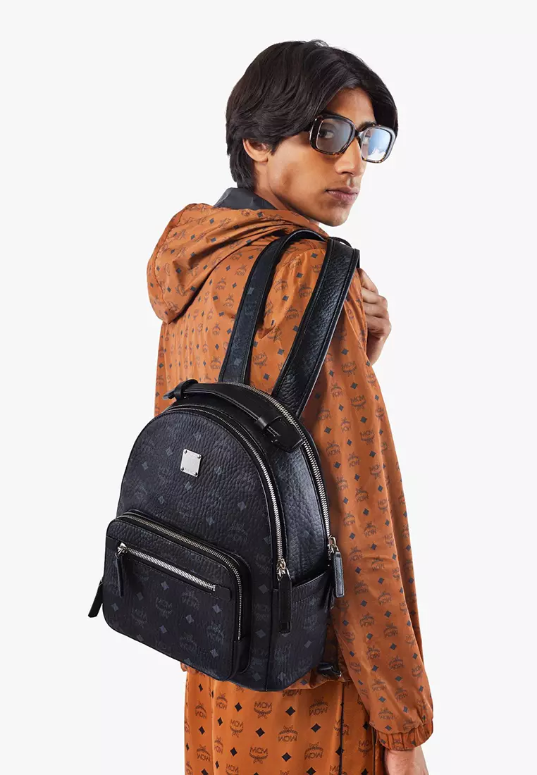 Mcm stark backpack black top
