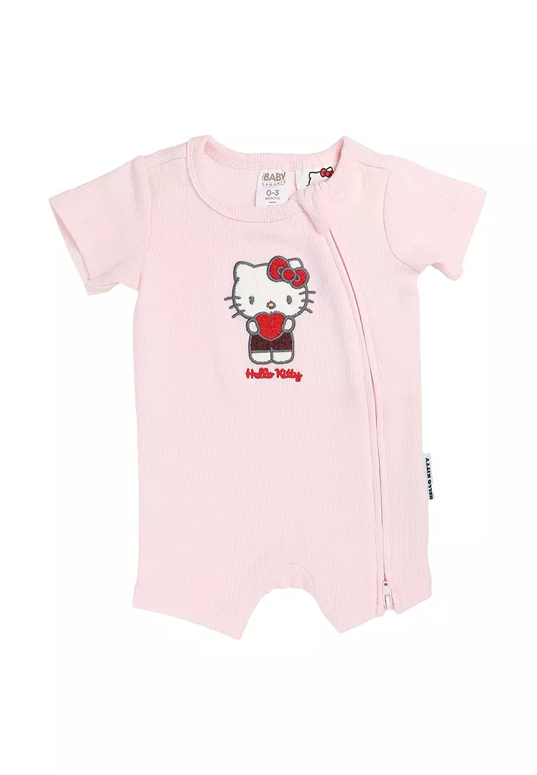 Licensed The Short Sleeve Zip Romper