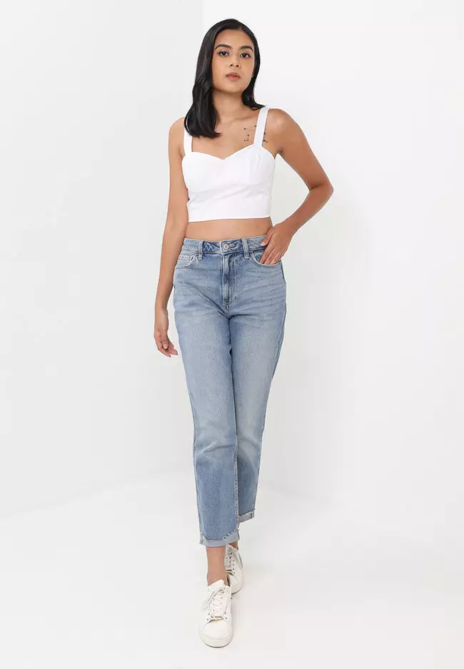 Hollister cropped pants shop
