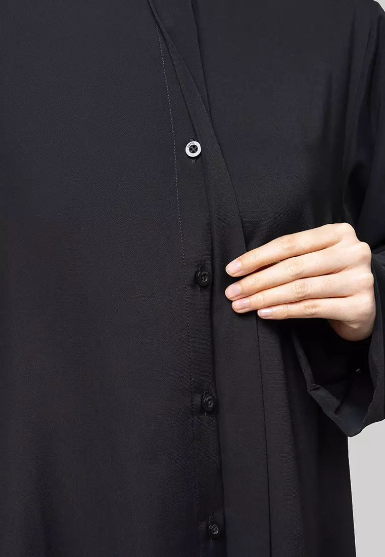 Kami Ayara Loose Long Top Black