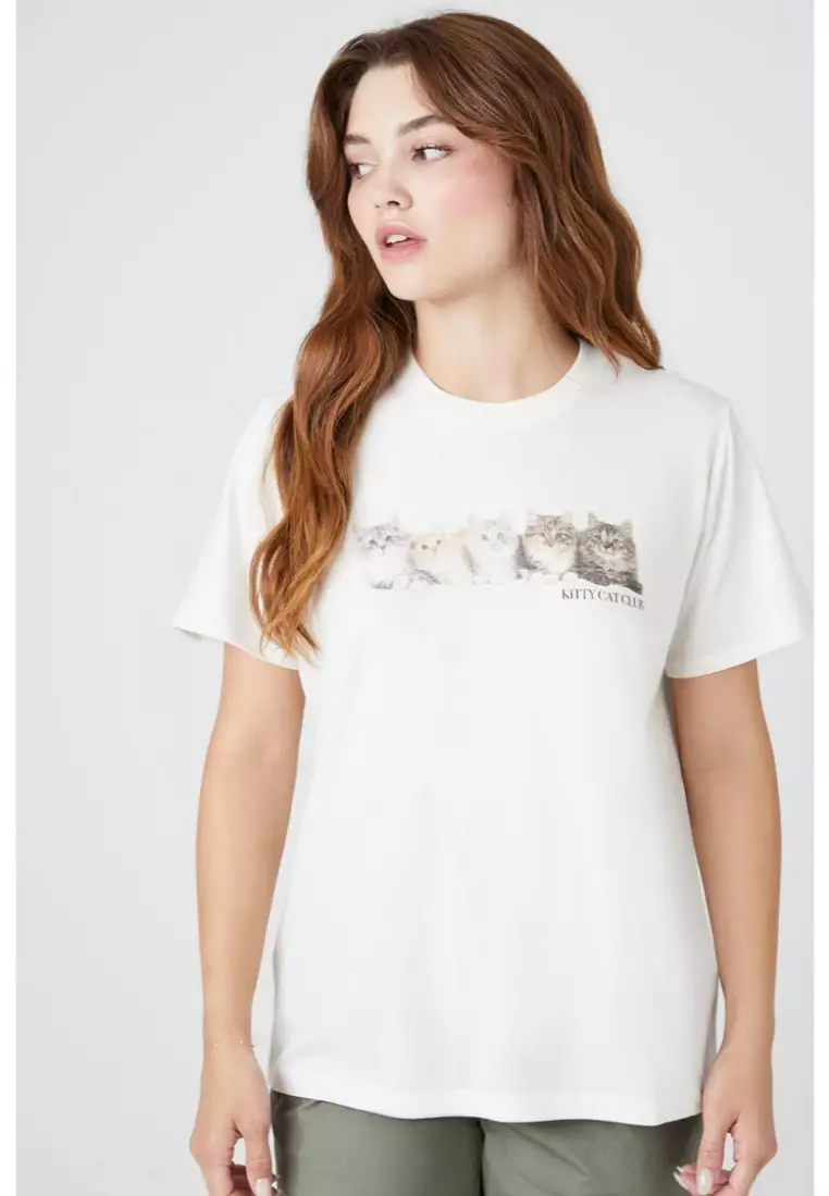 Forever 21,Forever 21 No Bra Club Graphic Tee - WEAR