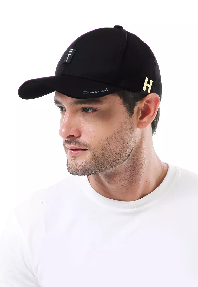 Jahari Aksesoris Fashion Topi Baseball Pria Wanita Casual Cap Resizable Strap Material Cotton ORIGINAL - Black