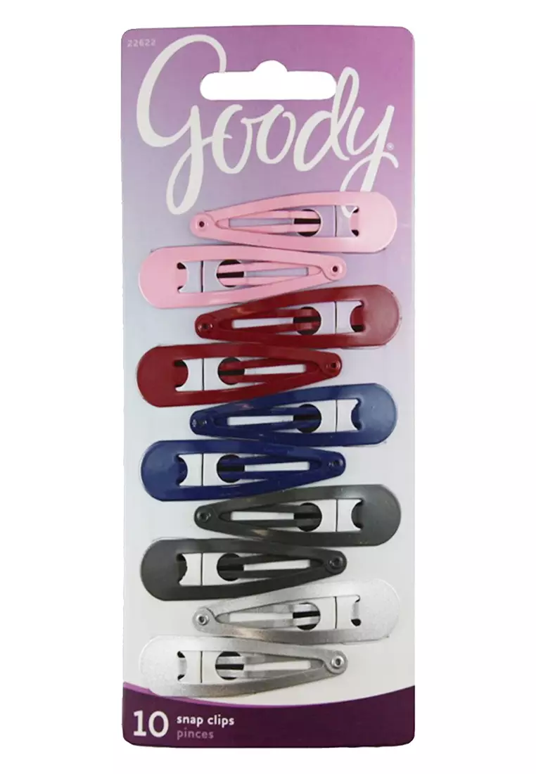Buy Goody Goody Classics Contour/Snap Hair Clips, 10ct 2024 Online