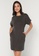 UniqTee grey Drape Dress With Pockets 5A4C0AAEAAE44FGS_1