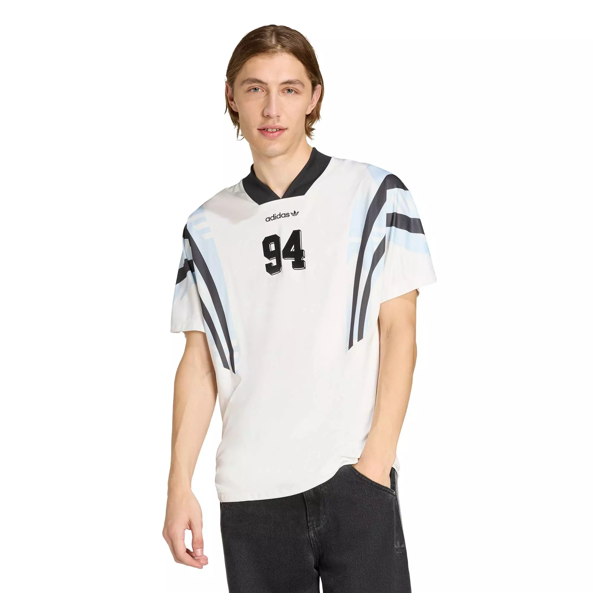 Lifestyle Santiago AOP Infill Jersey Men White KE2154