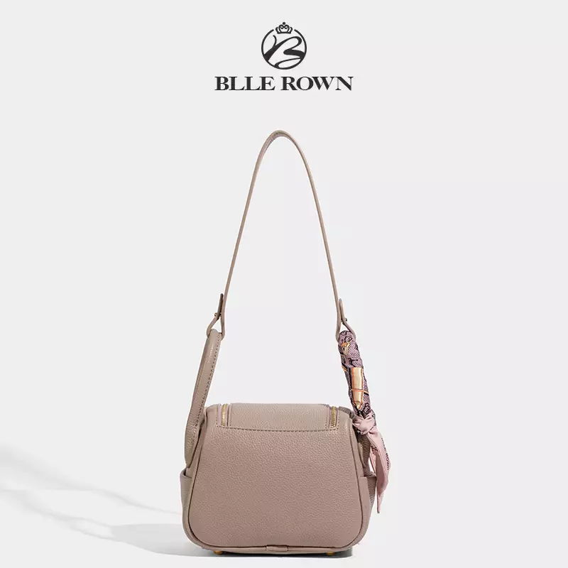 BLLE ROWN Tas Wanita Bentuk Bantal Tas Bahu Tas Selempang Wanita Model Terbaru BR6001-Apricot