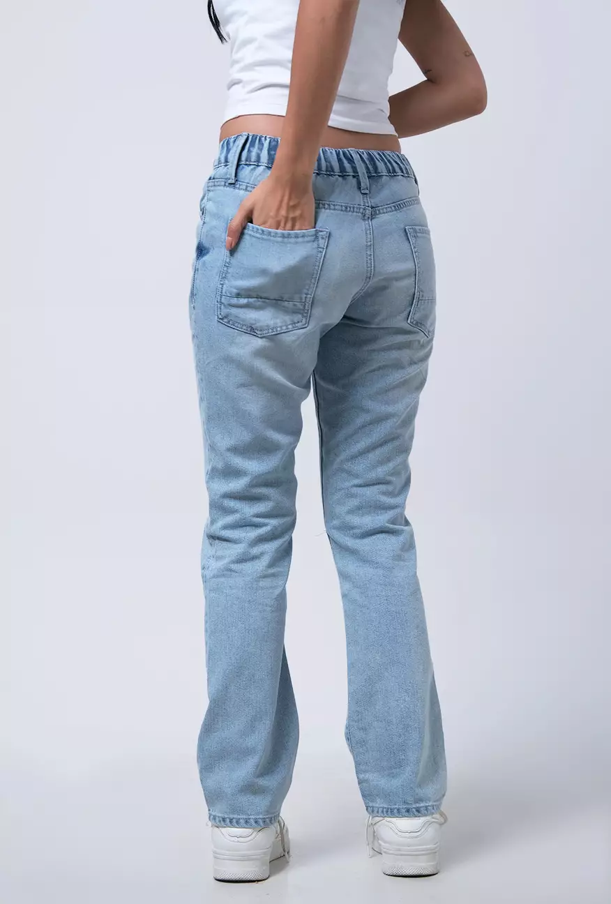 Celana Jeans Wanita Straightcut K1 Series Light Blue