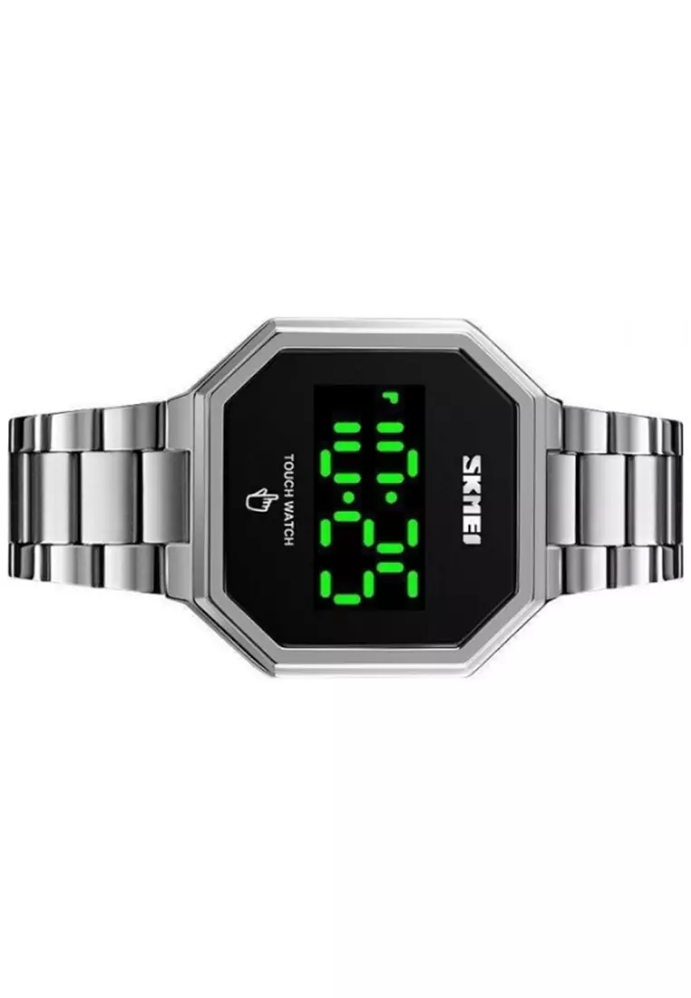 Jam Tangan Digital Pria Waterproof Many Function Strap Tali Material Stainless Steel BY57 ORIGINAL
