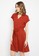 MINEOLA red MINEOLA Dress Rayon Buttons - RED 0C54CAAF061426GS_2