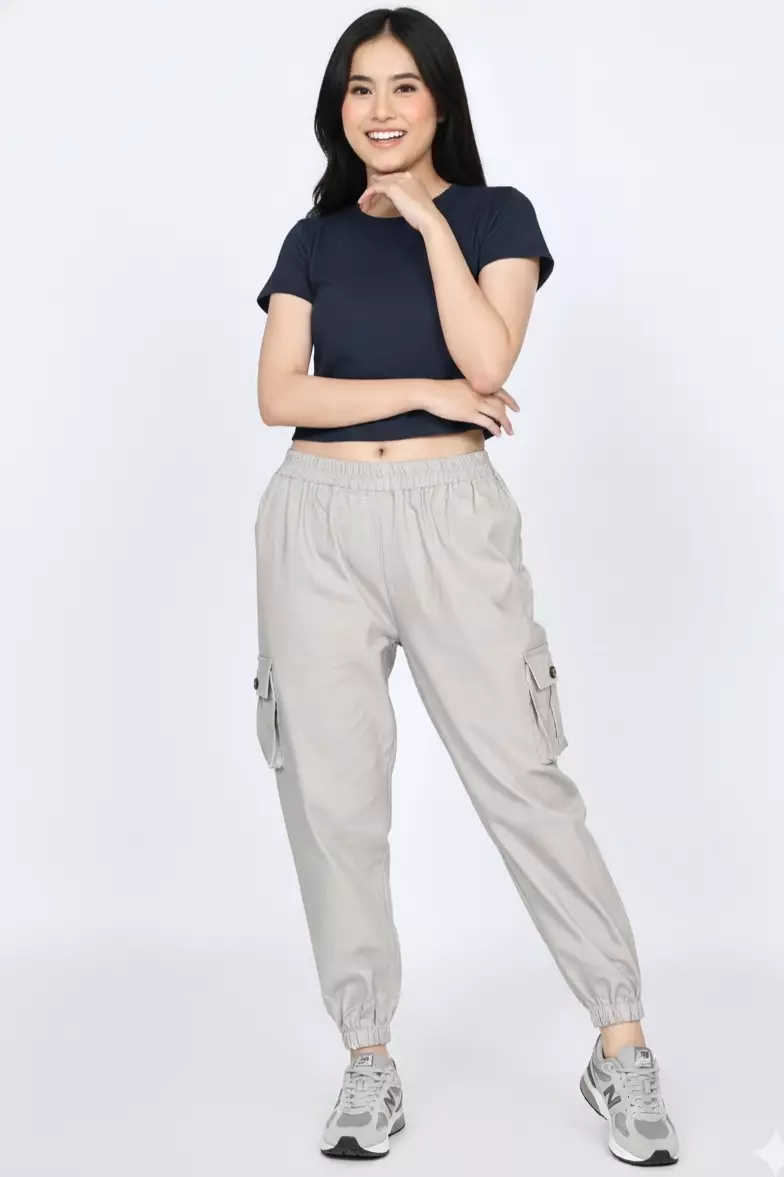 Celana Panjang Wanita - Jogger Cargo Rinjani