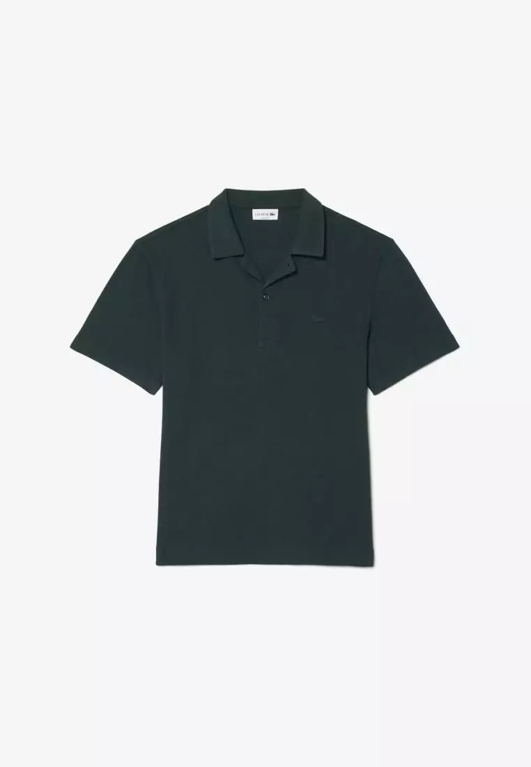 Classic Fit Textured Polo Shirt