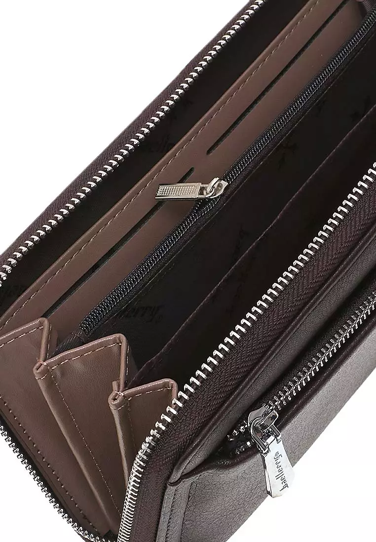 Long Wallet Dompet Pria Wanita Model Panjang Many Slot Material Kulit Leather ORIGINAL