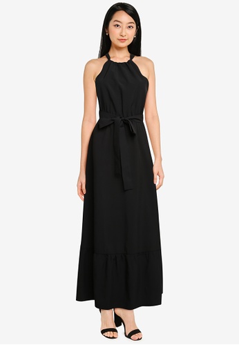 Buy Zalora Basics Halter Neck Tiered Dress Online Zalora Malaysia Halter tops are fun, flirty shirts with open backs that tie instead of purchasing a halter top from a department store, devote an afternoon to. halter neck tiered dress