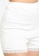 ZALORA BASICS white Lounge Lace Hem Shorts Co-ord 77035AA14B2059GS_3